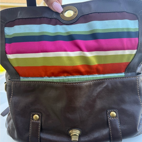 Coach Legacy Garcia Brown Leather Shoulder Bag No. E0893-12704 🤎 - Picture 7 of 8